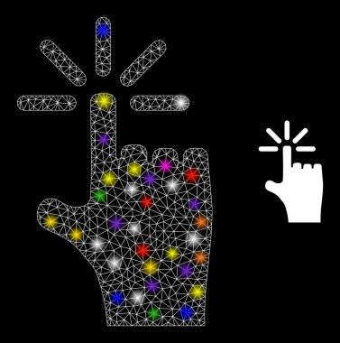 İşaret Fişeği Parmağı Takımyıldızı Renk Işıkları ile Simgeye tıklayın