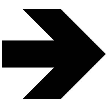 Sağ Raster Simgesi Düz Resmini Taşı