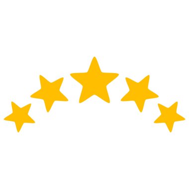 Yıldız Derecelendirme Simgesi Düz Çizim