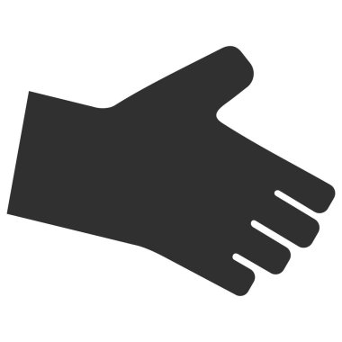 El Raster Simgesi Düz Çizim