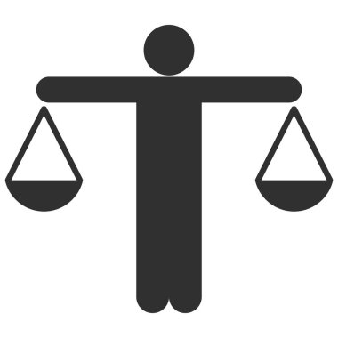 Yargıç Raster Simge Düz Çizim