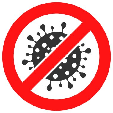 Coronavirus Raster Simgesi Düzleştirmesini Durdur