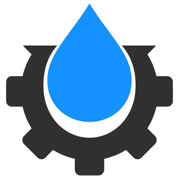Ilustração plana do ícone do Raster da produção da água — Fotografia de Stock