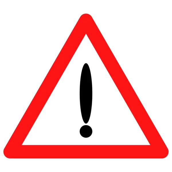 Danger Raster Icon Flat Illustration — Stock Photo, Image