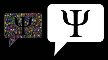 Parlak Izgara Öneri Bulut Simgesi Takımyıldızı Renkli Işık Noktaları