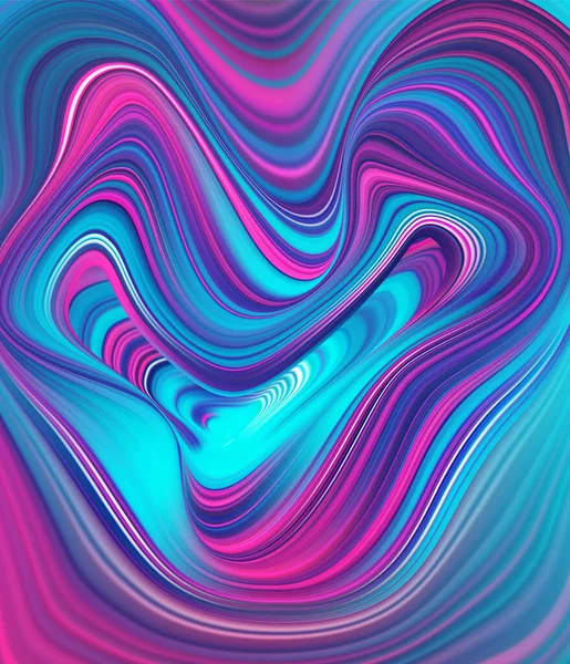 Moderne bunte Flow-Hintergrund. Wellenfarbe Flüssige Form. — Stockvektor