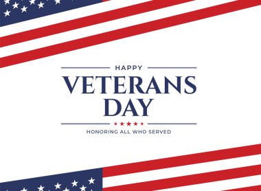 ABD Gaziler Günü. Saygıdeğer kahramanlar, Tatil konsepti şablonu geçmişi.