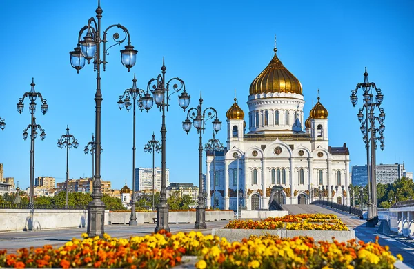 Catedral de Cristo Salvador en Moscú — Foto de Stock