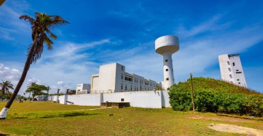 ACCRA, GANA Cumhuriyeti - 30 Nisan 2018: Osu Kalesi Christiansborg