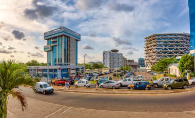 ACCRA,REPUBLIC OF GHANA - APRIL 30,2018:South Liberation Link view clipart