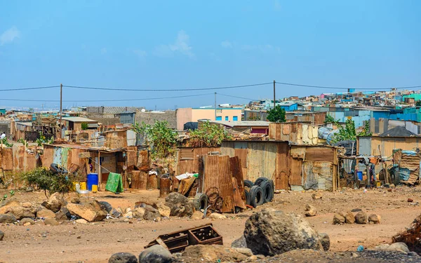 Dschibuti Republik Dschibuti Februar 2013 Slums Den Vororten Der Hauptstadt — Stockfoto