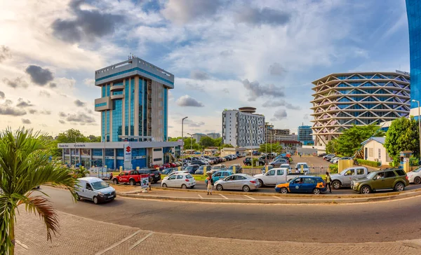 Accra Republika Ghany Kwiecień 2018 Widok South Liberation Link — Zdjęcie stockowe