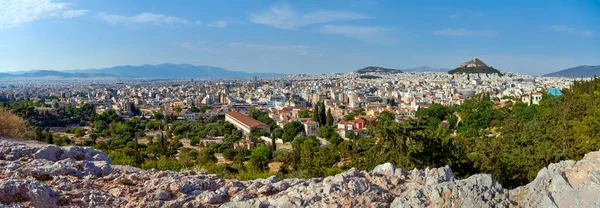 Athène Grèce Juin 2021 Vue Panoramique Athènes Depuis Parthénon — Photo