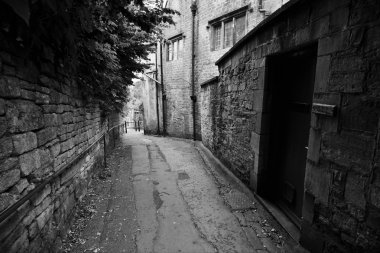 Karanlık boş Alleyway