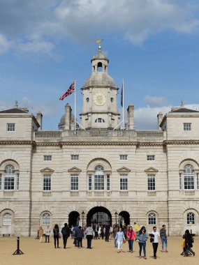 İnsanlar tarihi Horse Guards Parade ziyaret