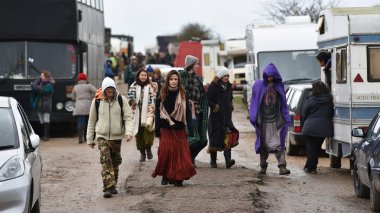 Putperestler ve druids kış gündönümü kutlamak