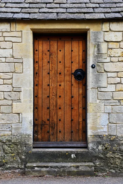 Přední dveře domu gruzínských éry město — Stock fotografie