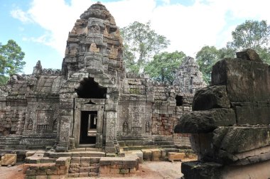 Bayon tapınağı kalıntıları, Angkor Thom.