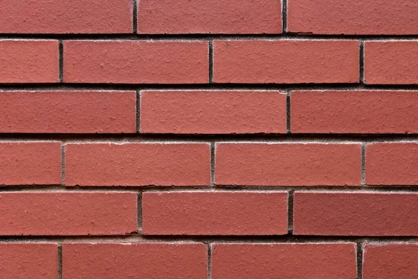 Ceglana Ściana Czerwono Białymi Cegłami Tekstura — Zdjęcie stockowe