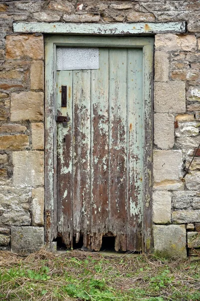 Porta Entrada Edifício Abandonado — Fotografia de Stock
