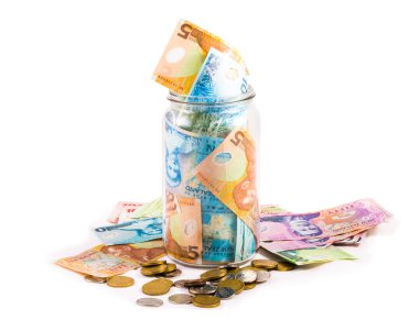 banknot ve madeni paraların Yeni Zelanda para birimi cinsinden