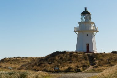 Tarihi deniz feneri Waipapa Point Yeni Zelanda