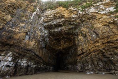 Cathedral Caves, Catlins, South Island,New Zealand clipart