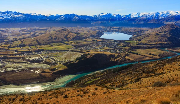 Vista aérea de Frankton — Fotografia de Stock