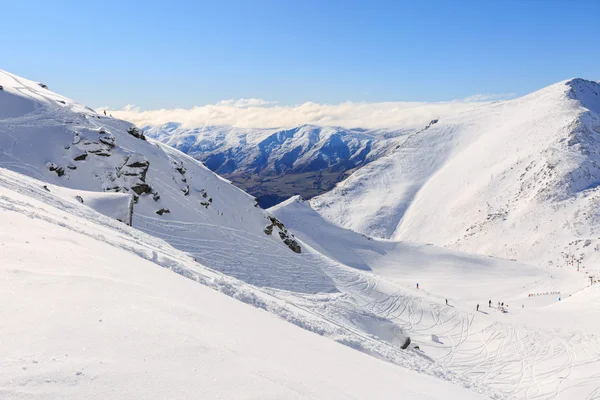 Das bemerkenswerte Skigebiet — Stockfoto