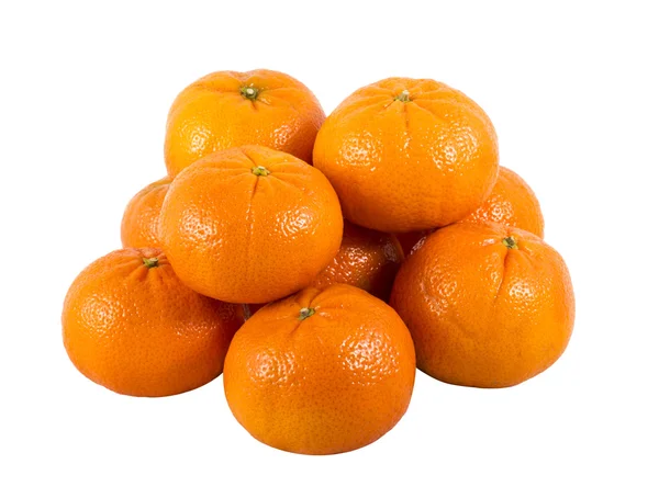 Mandarine isoliert auf weiß — Stockfoto