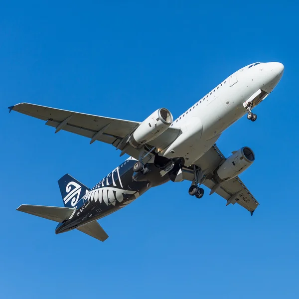 Air új-zélandi repülőgép — Stock Fotó