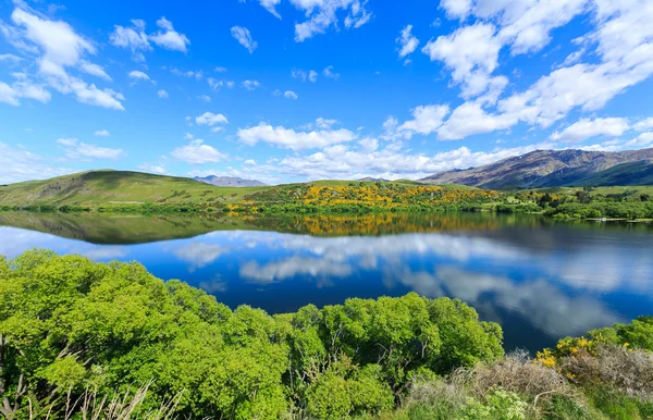 Jezero Hayes Nový Zéland — Stock fotografie