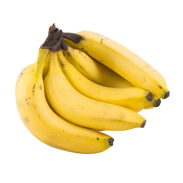 Bunch of bananas isolated on white Royalty Free Stock Images