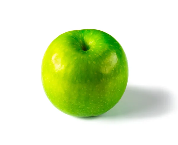 Одно зелёное яблоко — стоковое фото