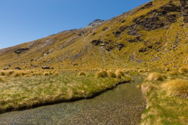 güzel dağ vadi peyzaj akışı