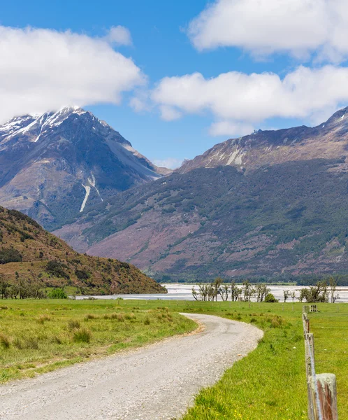 Kırsal yol Glenorchy, Yeni Zelanda — Stok fotoğraf