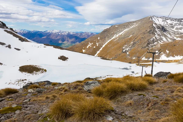 Pohled na pohoří Remarkables — Stock fotografie