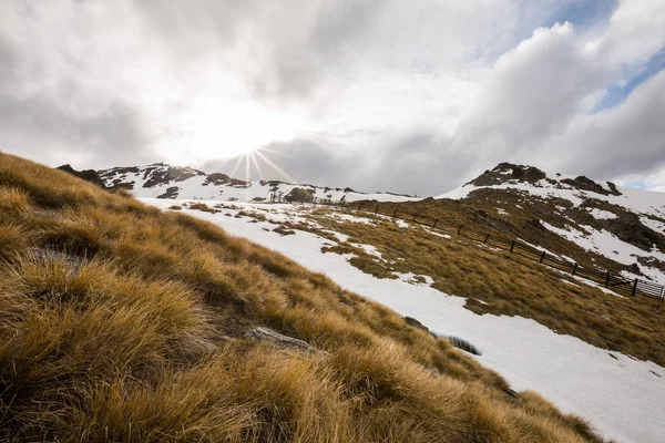 Pohled na pohoří Remarkables — Stock fotografie