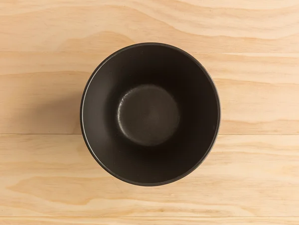 单一的黑色碗 — 图库照片