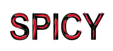 Baharatlı biber biber yazılı kelime