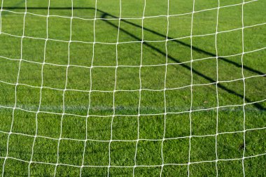 Futbol gol ile çim arka plan net