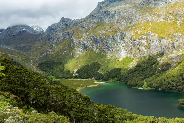 Panoramisch uitzicht op Lake Mackenzie — Stockfoto