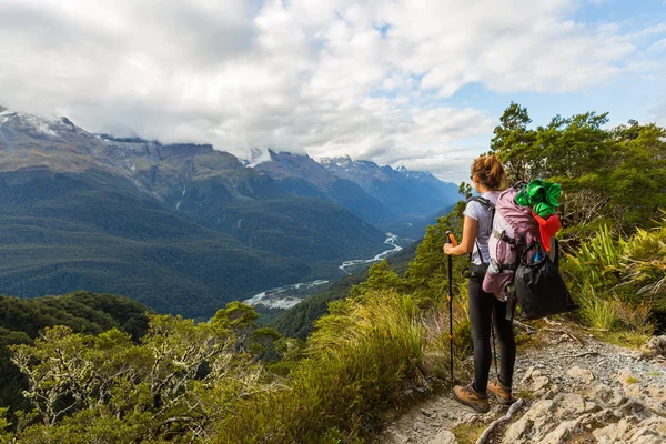 Routeburn parça Yeni Zelanda 