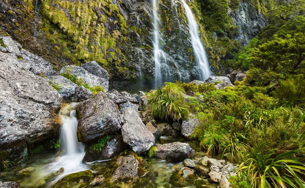 Earland Falls en Nueva Zelanda — Foto de Stock