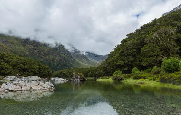 Mackenzie jezero na Novém Zélandu — Stock fotografie