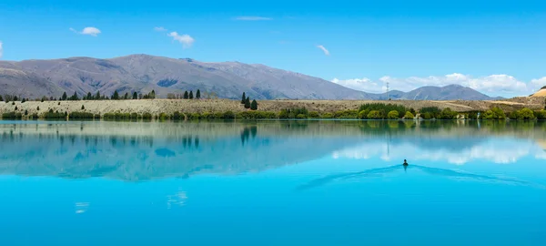 Озеро Руатанива в Новой Зеландии — стоковое фото