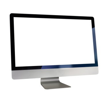 beyaz ekranlı bilgisayar