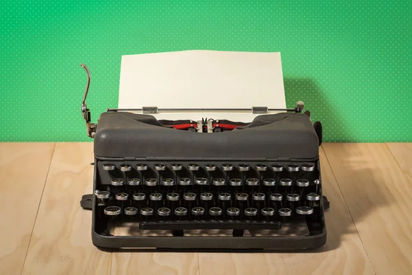 Vintage írógép zöld háttérkép kép — Stock Fotó