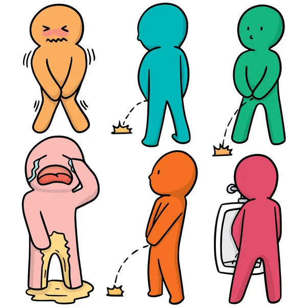 İşeyen adamın vektör kümesi