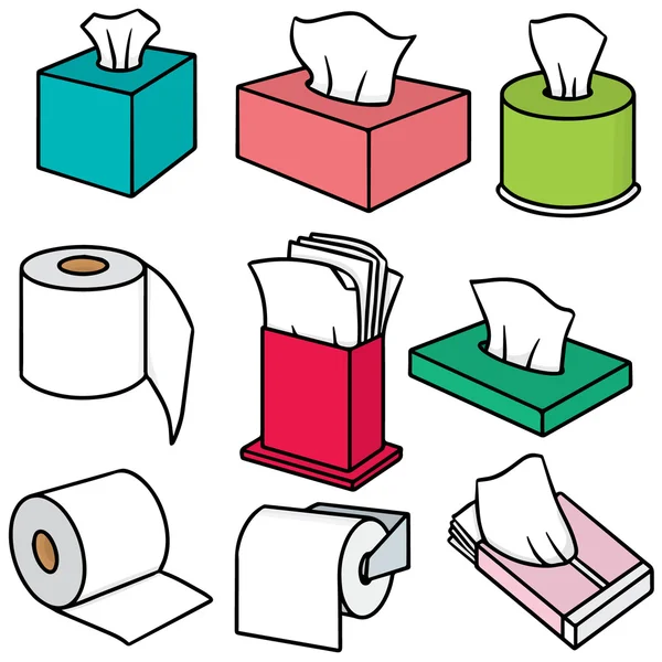 İpek kağıtları vektör kümesi